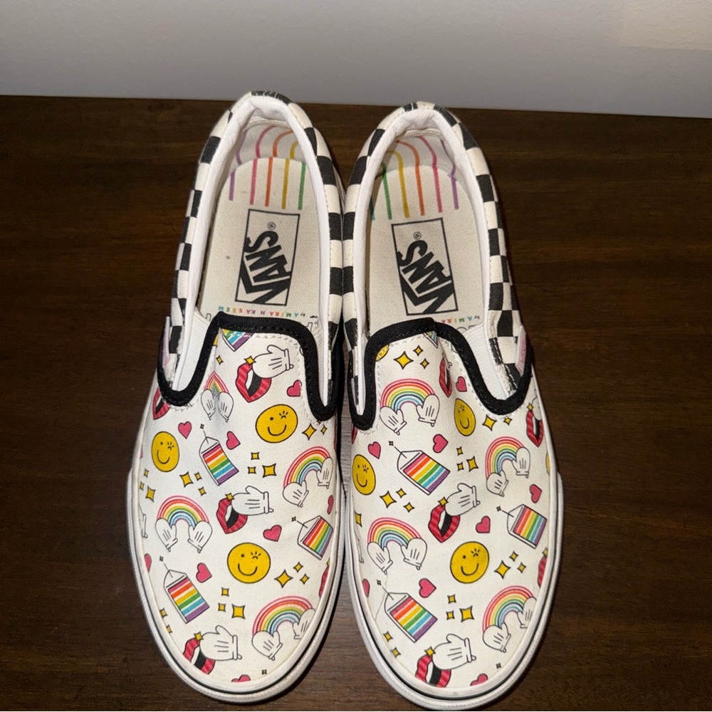 Vans Classic Flour Shop Amira H Kassem collab Rainbow  Shoes Size W6.5 M5 - Picture 5 of 10